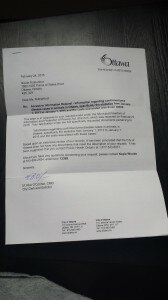 FORMAL REPLY: City of Ottawa