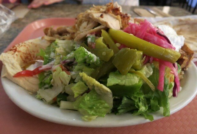 A shawarma platter from Shawarma Palace on Rideau Street / Priscilla Hwang