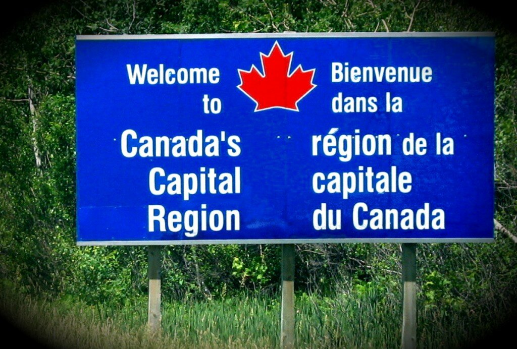 bilingual ottawa sign