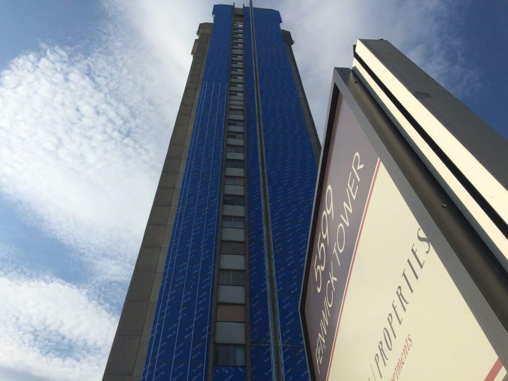 Templeton Properties is currently renovating Fenwick Tower, after which it'll have a new name: The Vuze. Photo: Mikkel Frederiksen