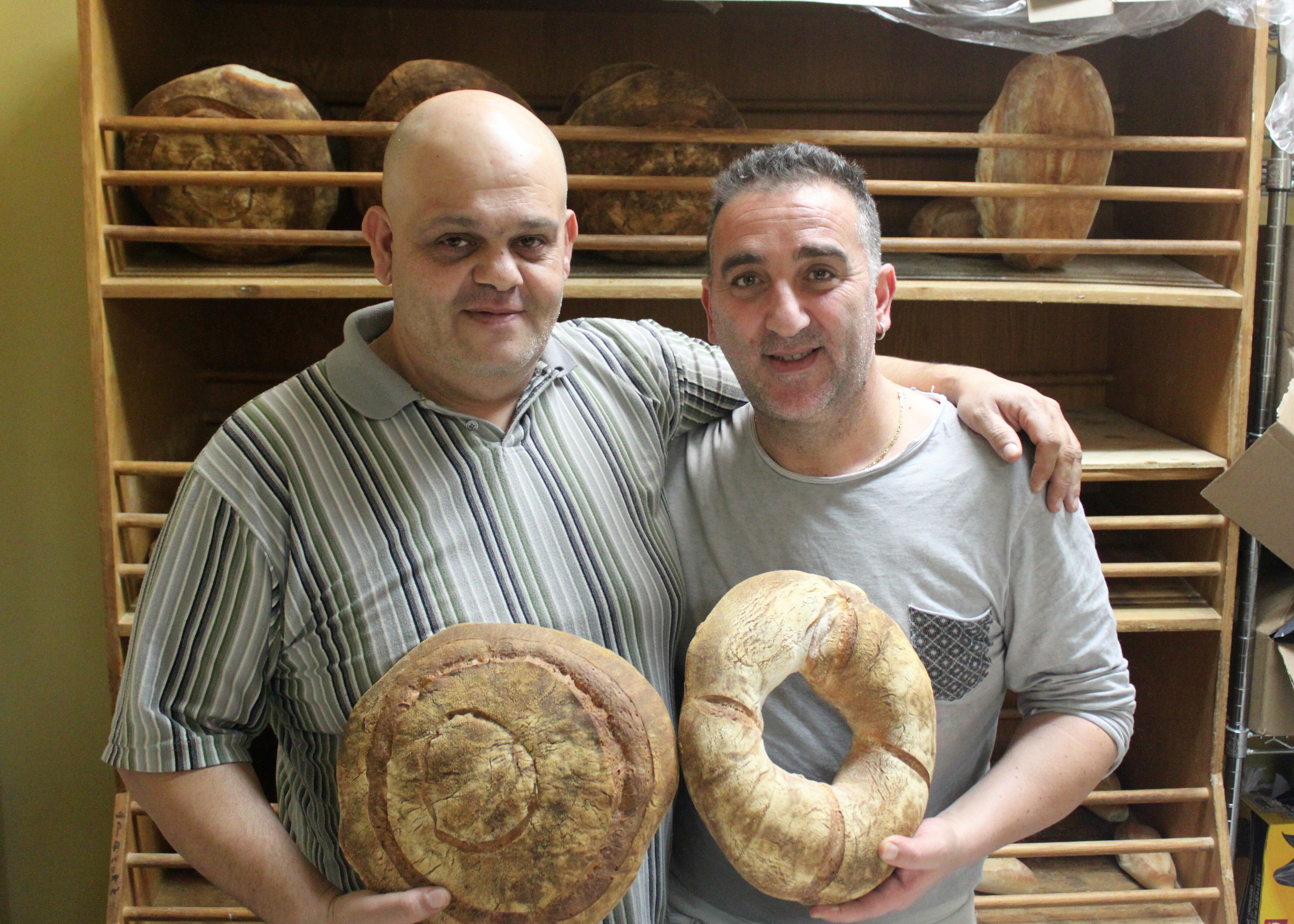 Massimo Marti, 43, and Ottavio Formica, 44, work from dusk until dawn making all assortments of bread. Source: Peter Rukavina